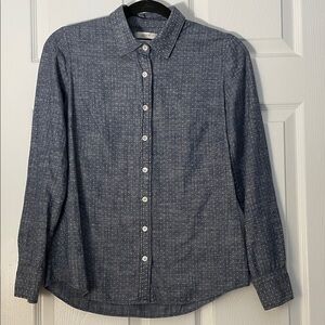 J. Crew blue  Patterned Casual Shirt